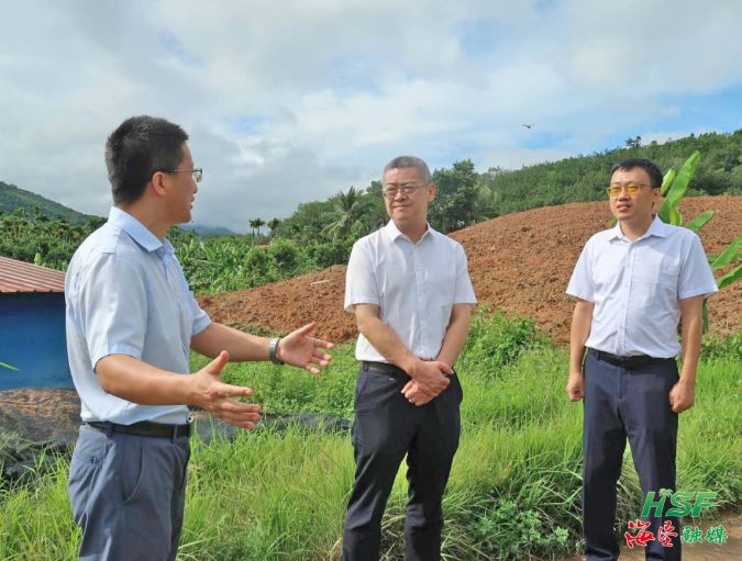 艾轶伦在立才农场公司垦区耕地“非粮化”“非农化”专项整改复耕地块调研。